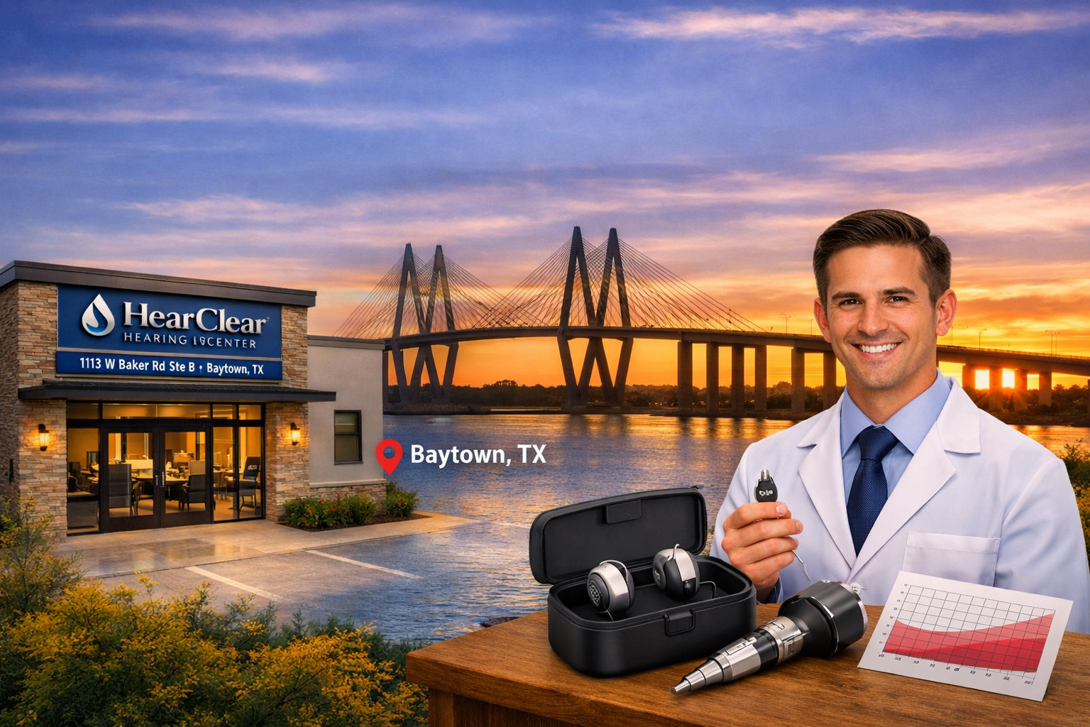 Audiologist in Baytown TX – Hearclear Solutions on West Baker Road