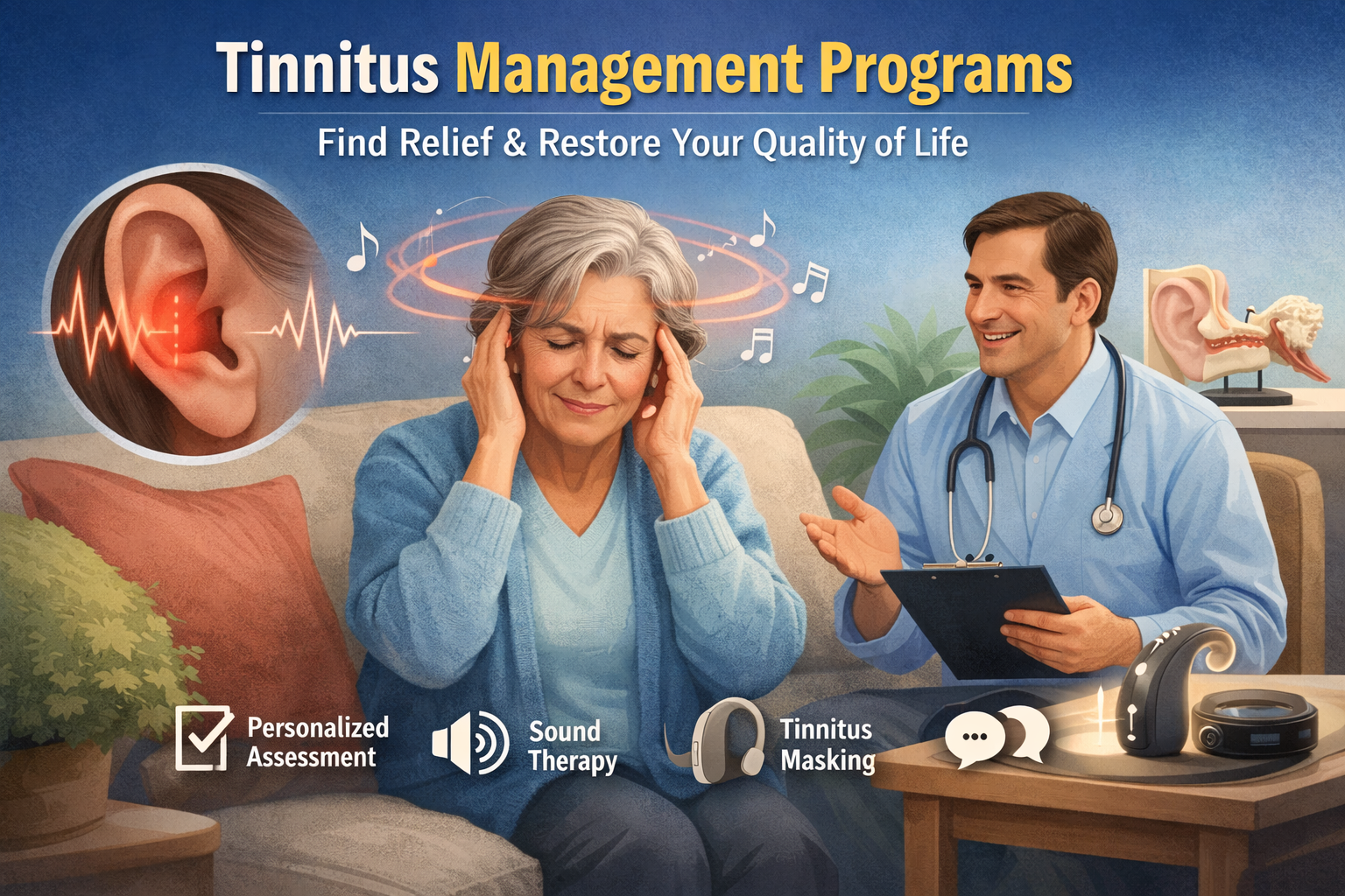 Tinnitus Management Programs | HearClear Solutions — Relief at Home