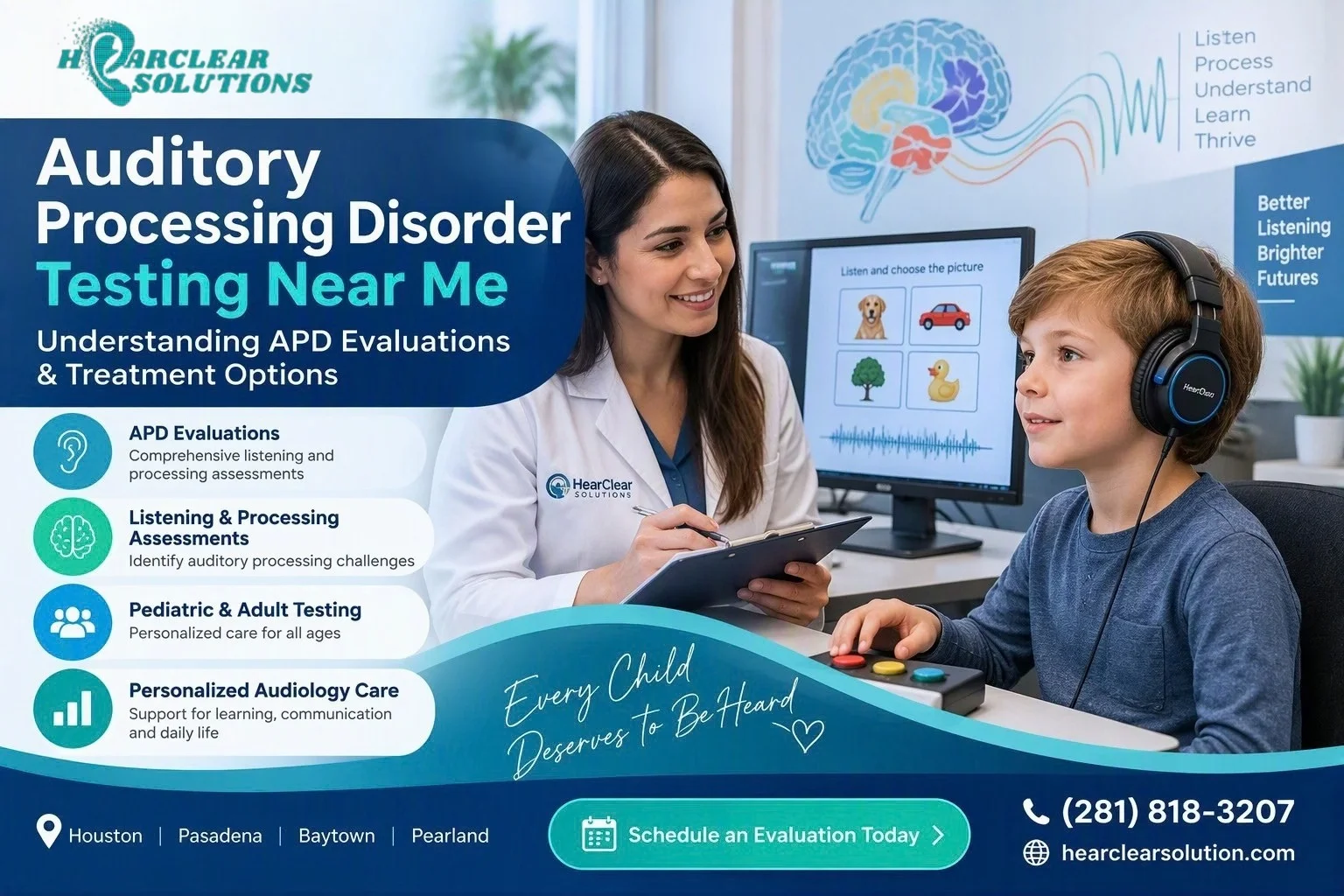 Auditory Processing Disorder Testing Near Me Understanding APD Evaluations and Treatment Options