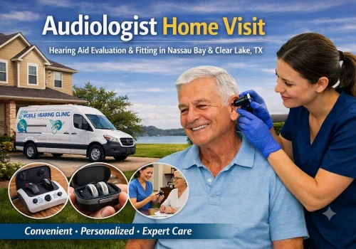 Audiologist Home Visit – Hearing Aid Evaluation & Aftercare in Nassau Bay and Clear Lake, TX